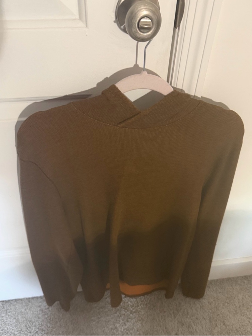 lululemon athletica Brown Knit Hoodie